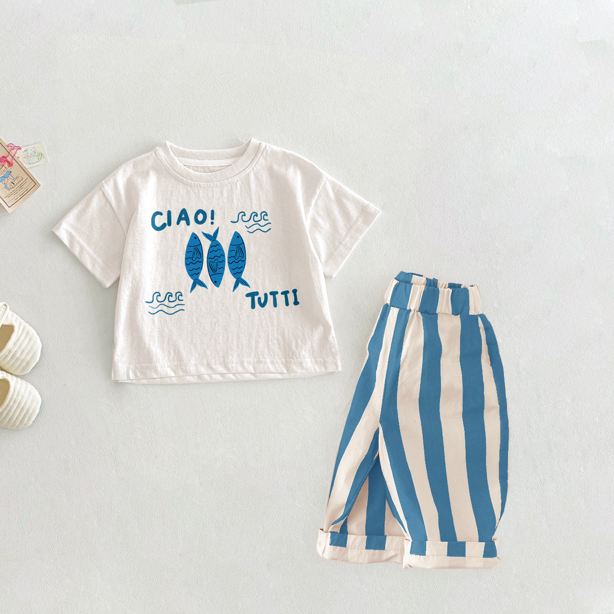 The CIAO TUTTI Baby Toddler Sardines 2-Piece Set