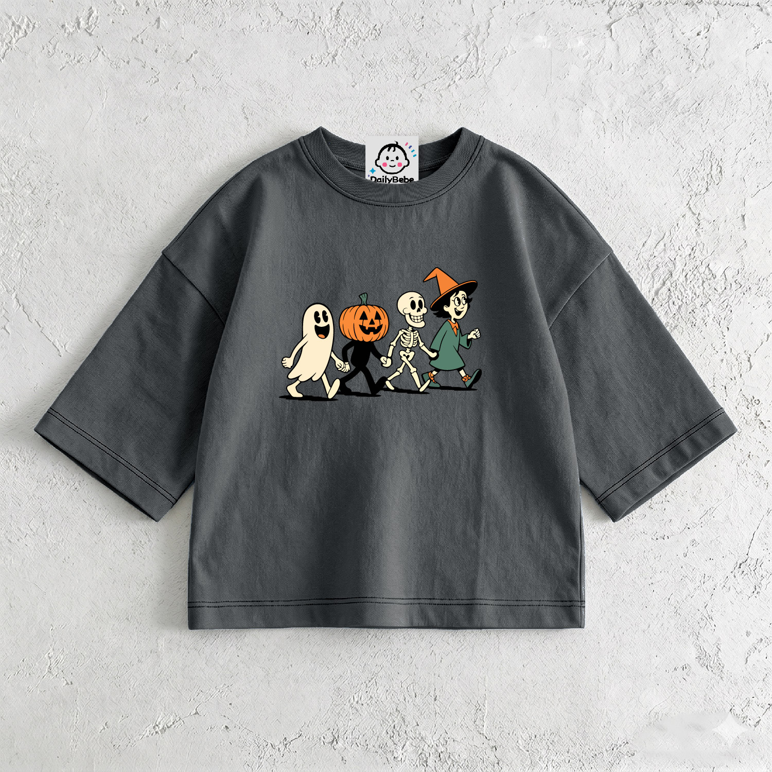 Baby & Kids Ghost Pumpkin Skull T-Shirt (6M-12Y)