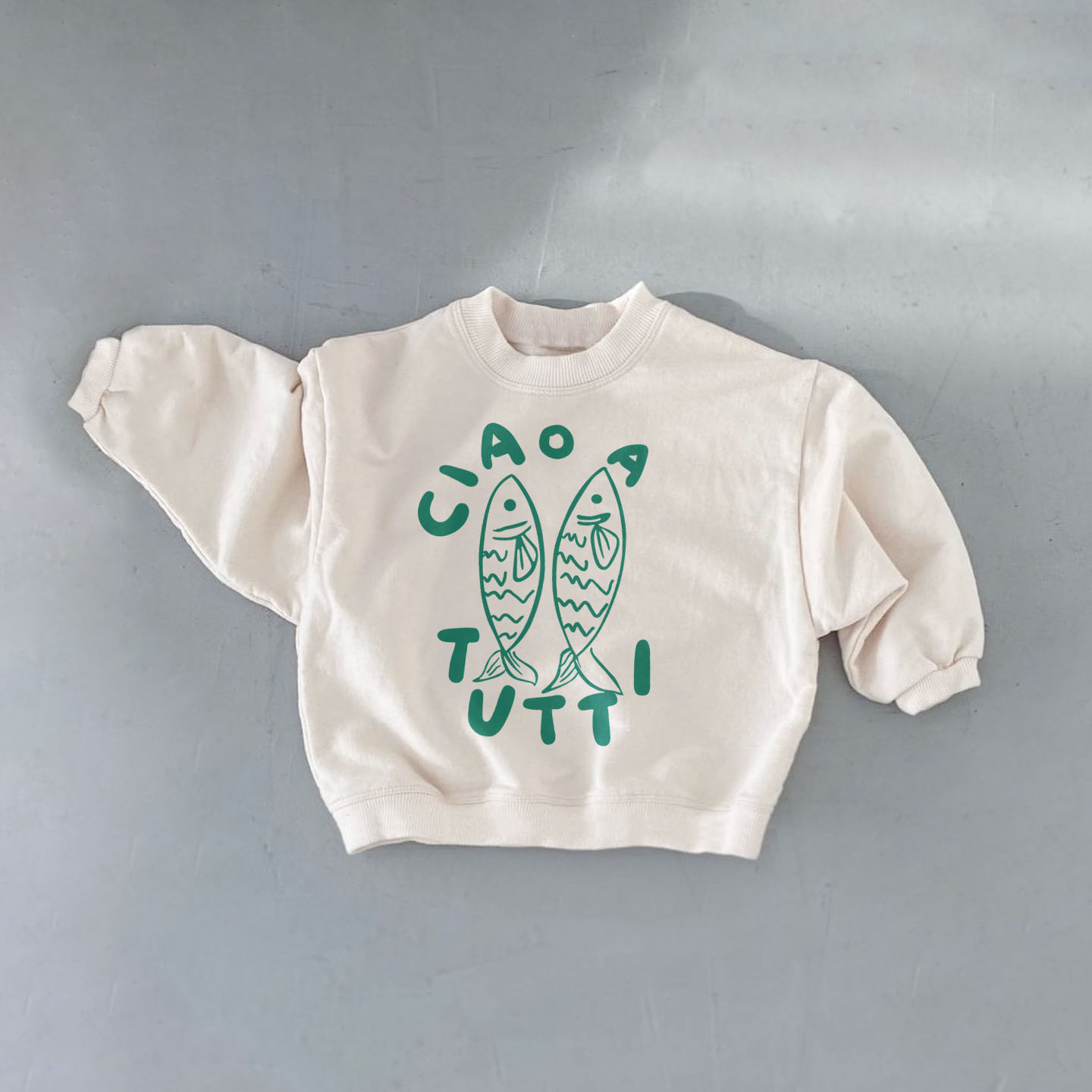 CIAO TUTTI Baby Toddler Sardines Sweatshirt