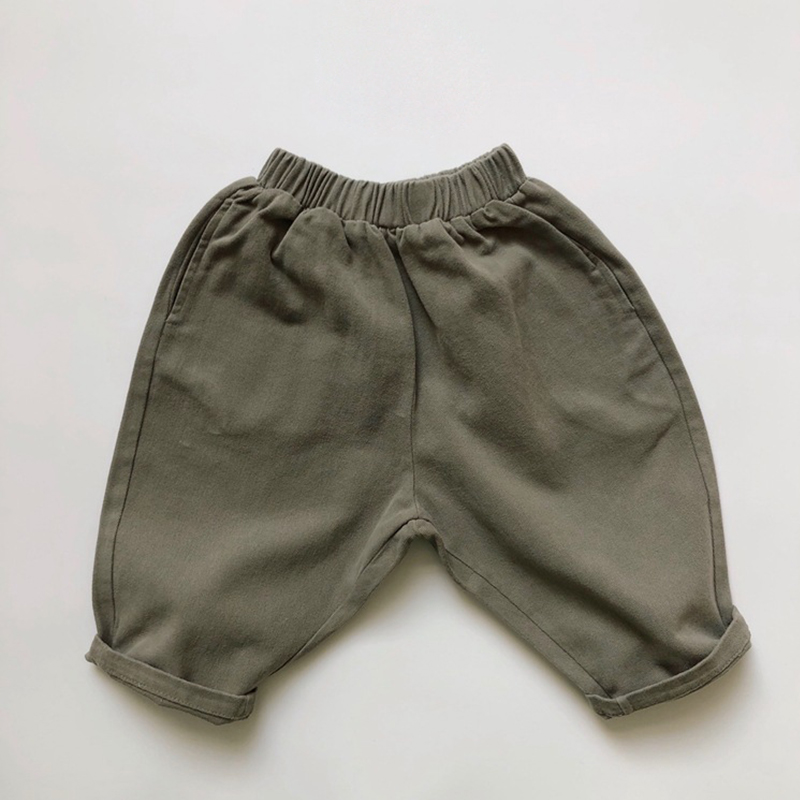 Toddler Casual Simple Pure Color Pants