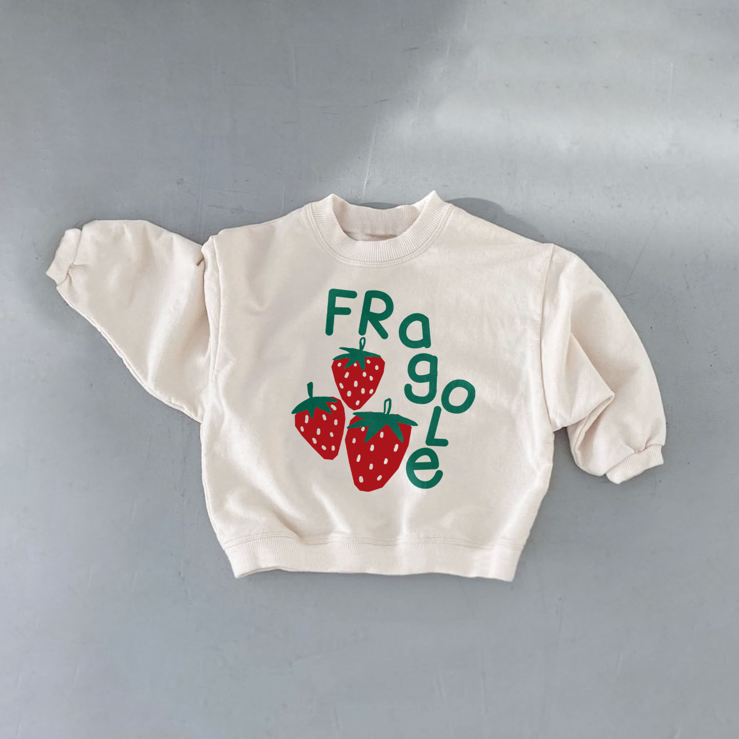 FRAGOLE Baby Toddler Strawberry Sweatshirt