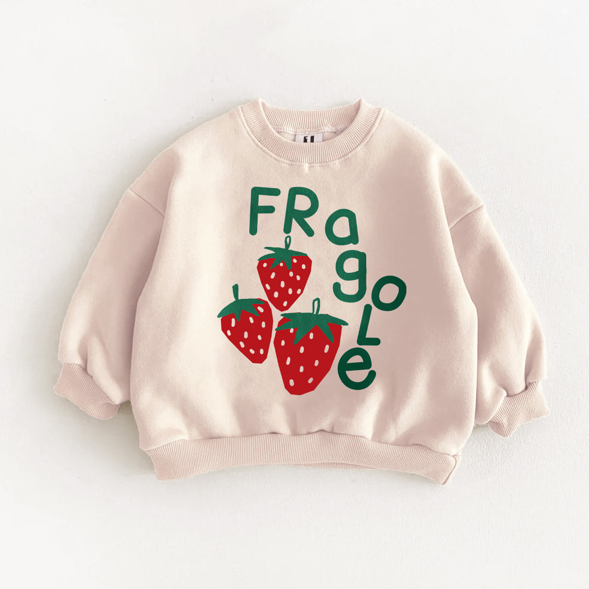 FRAGOLE Baby Toddler Strawberry Sweatshirt