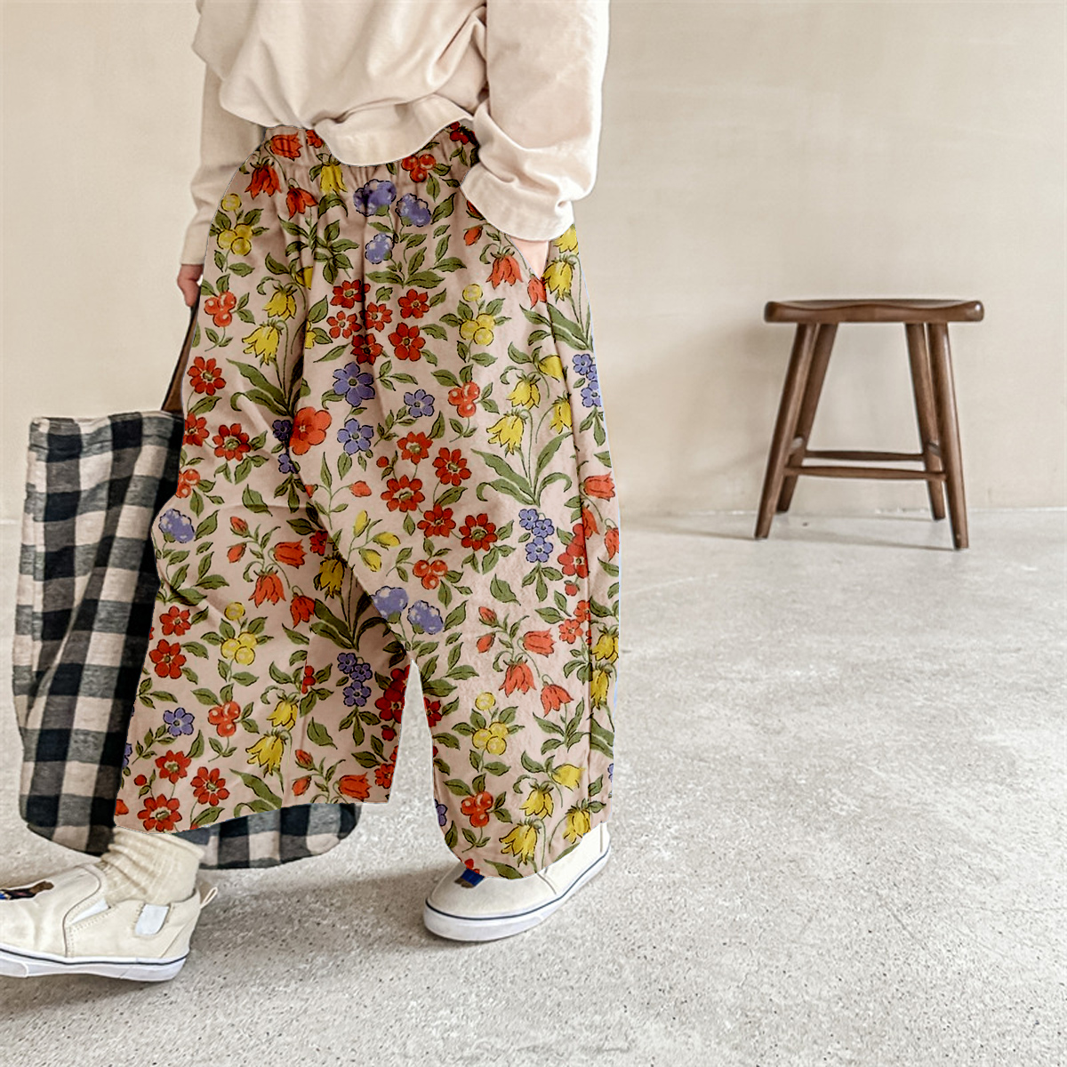 Baby & Kids Floral Casual Pants
