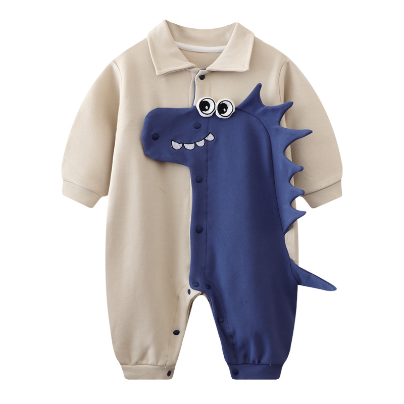 Baby Dinosaur Polo Romper