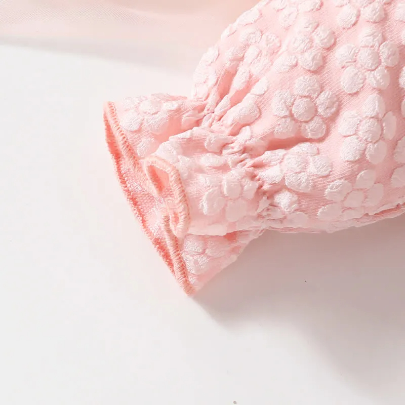 Baby 2-Piece Flower Butterfly Dress Set with Headband