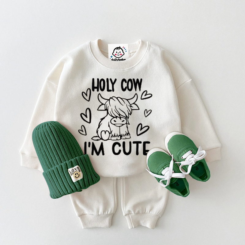 HOLY COW I'M CUTE Baby 2-Piece Set