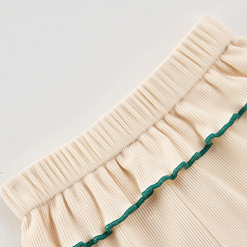 Baby Girl Bow Tie Stretch Shorts 2-Piece Set