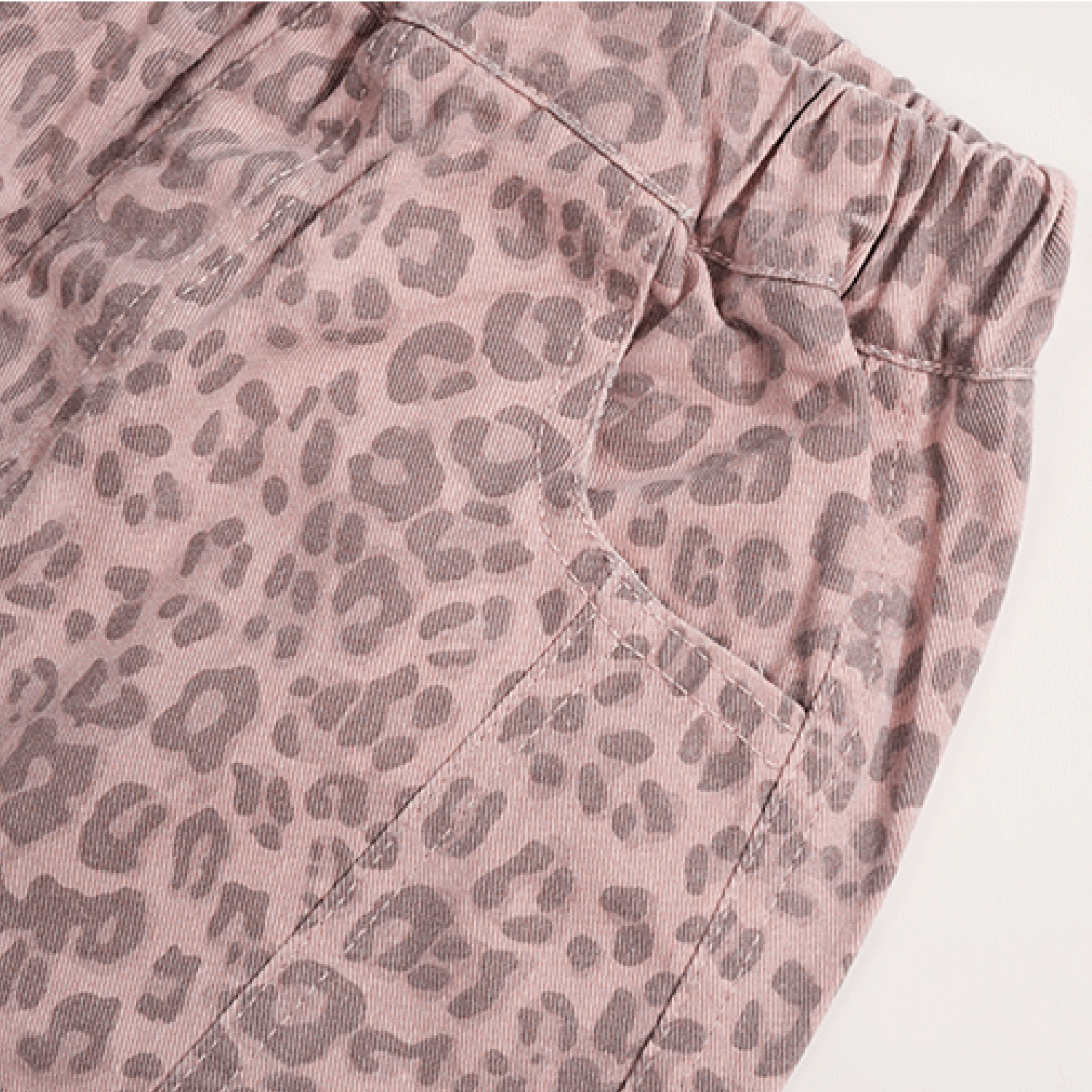 Kids Pink Leopard print Pants