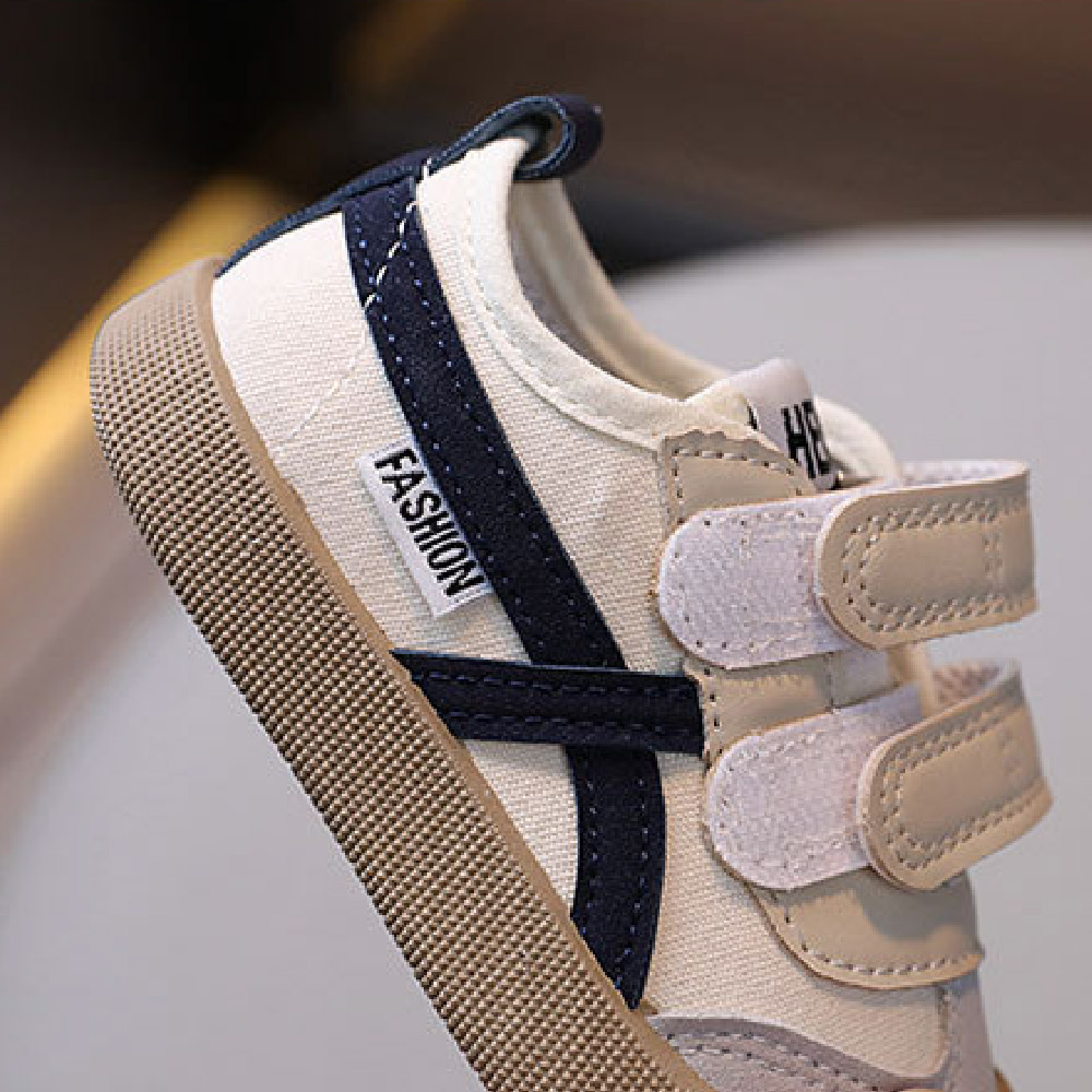 Kids Color Blocking Canvas Shoes