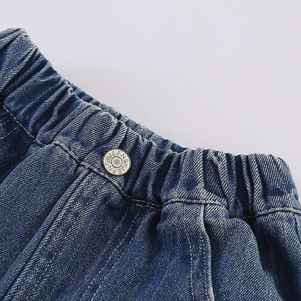 Kids Denim Scimitar Pants