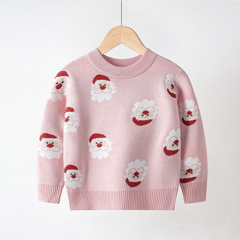 Toddler Christmas Santa Claus Knit Sweater