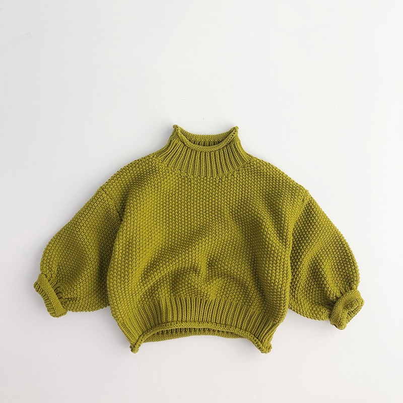 Toddler Rolled Turtleneck Sweater