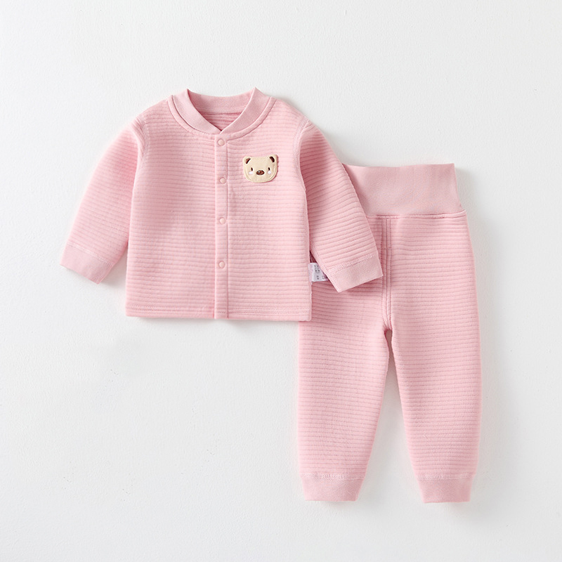 [Copy]Baby 2 Piece Forest Pattern Quilted Pajamas Set 