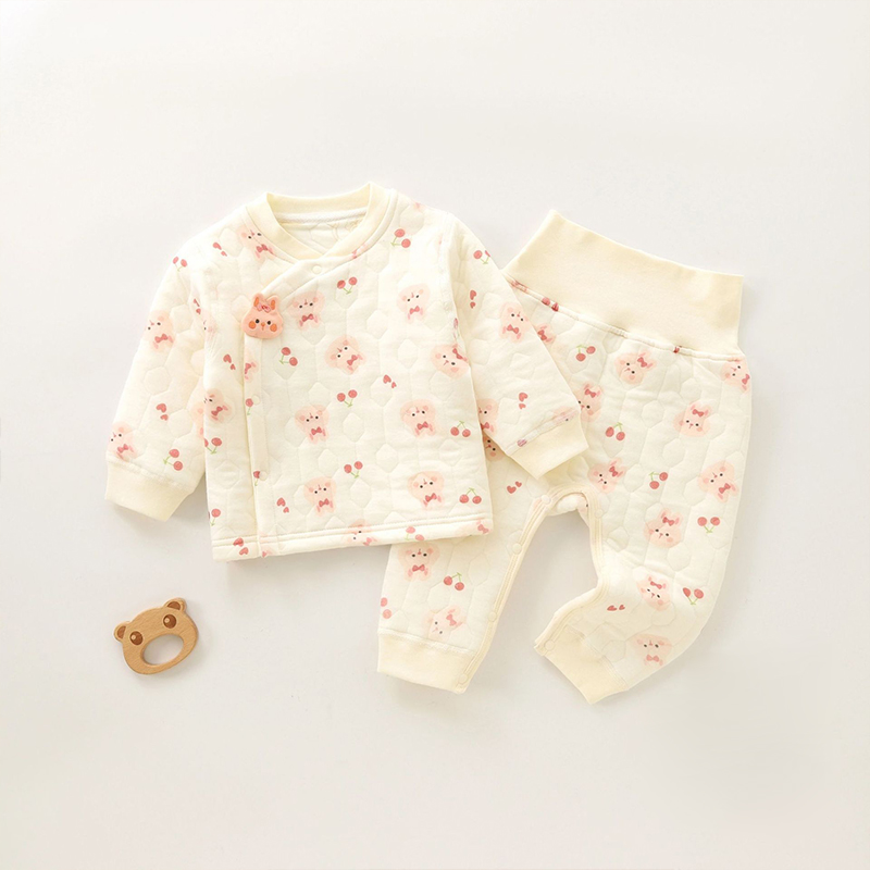 Baby 2 Piece Pink Rabbit Cardigans Set