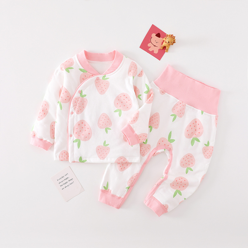 Baby 2 Piece Strawberry Quilted Set