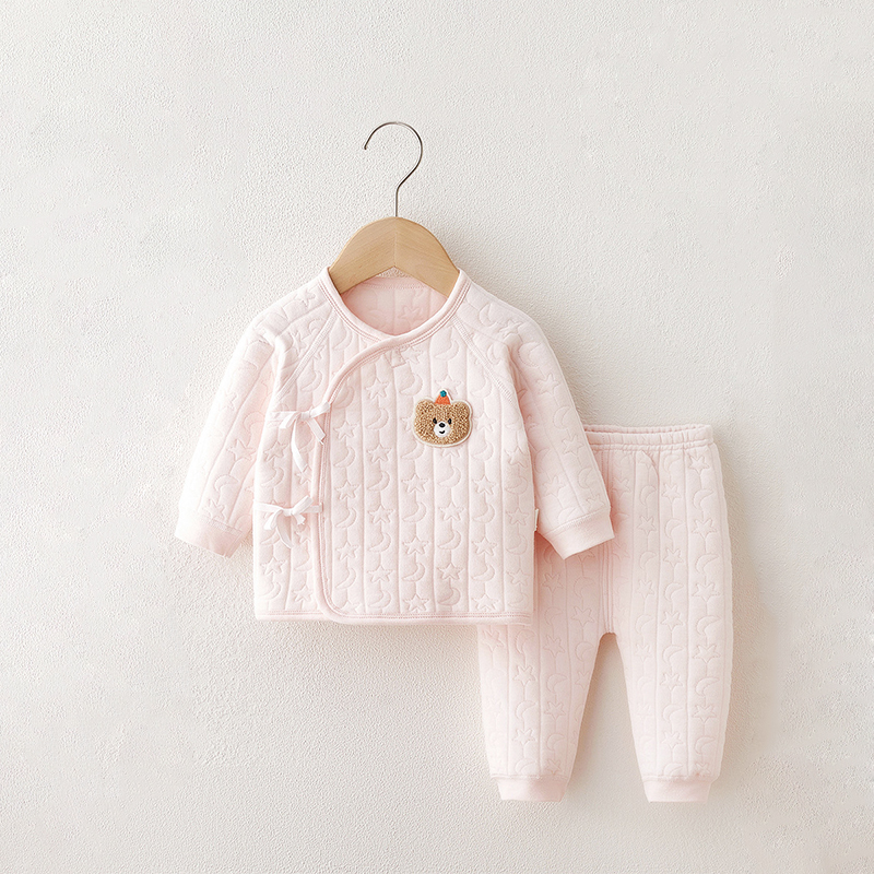 Baby 2 Piece Bear Quilted Set