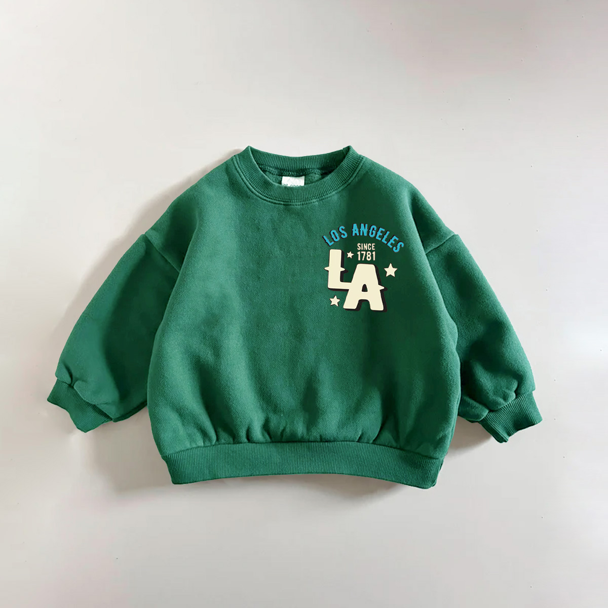 LA LOS ANGELES SINCE 1781 Baby Toddler Slogan Sweatshirt