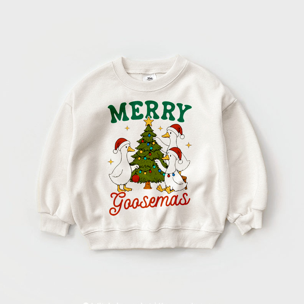 MERRY GOOSEMAS Baby Toddler Goose Sweatshirt