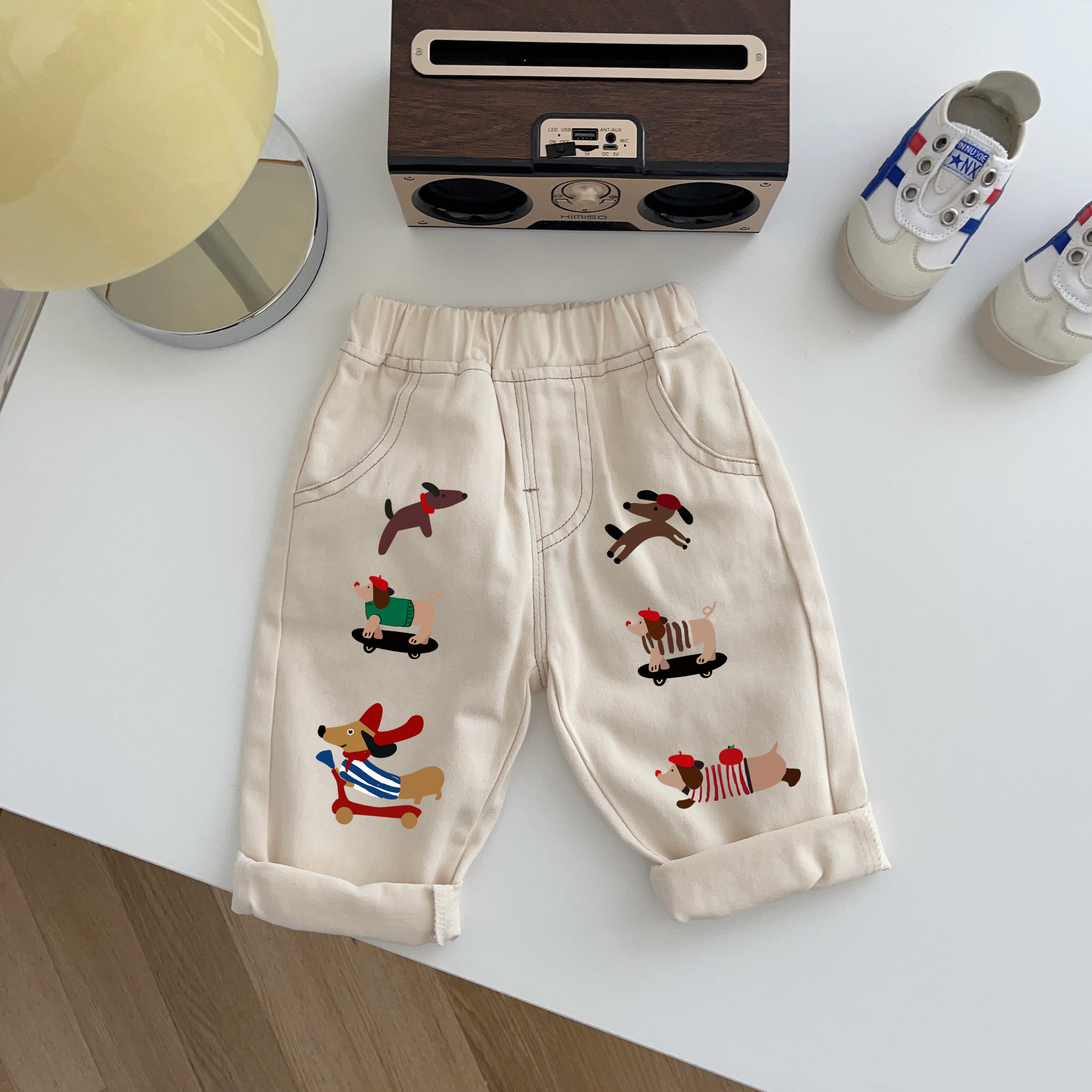 Baby Toddler Dog Denim Casual Pants