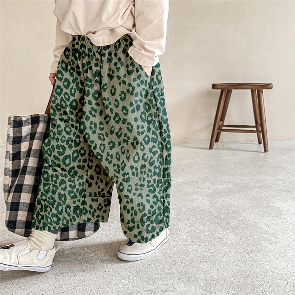 Baby & Kids Leopard Print Casual Pants