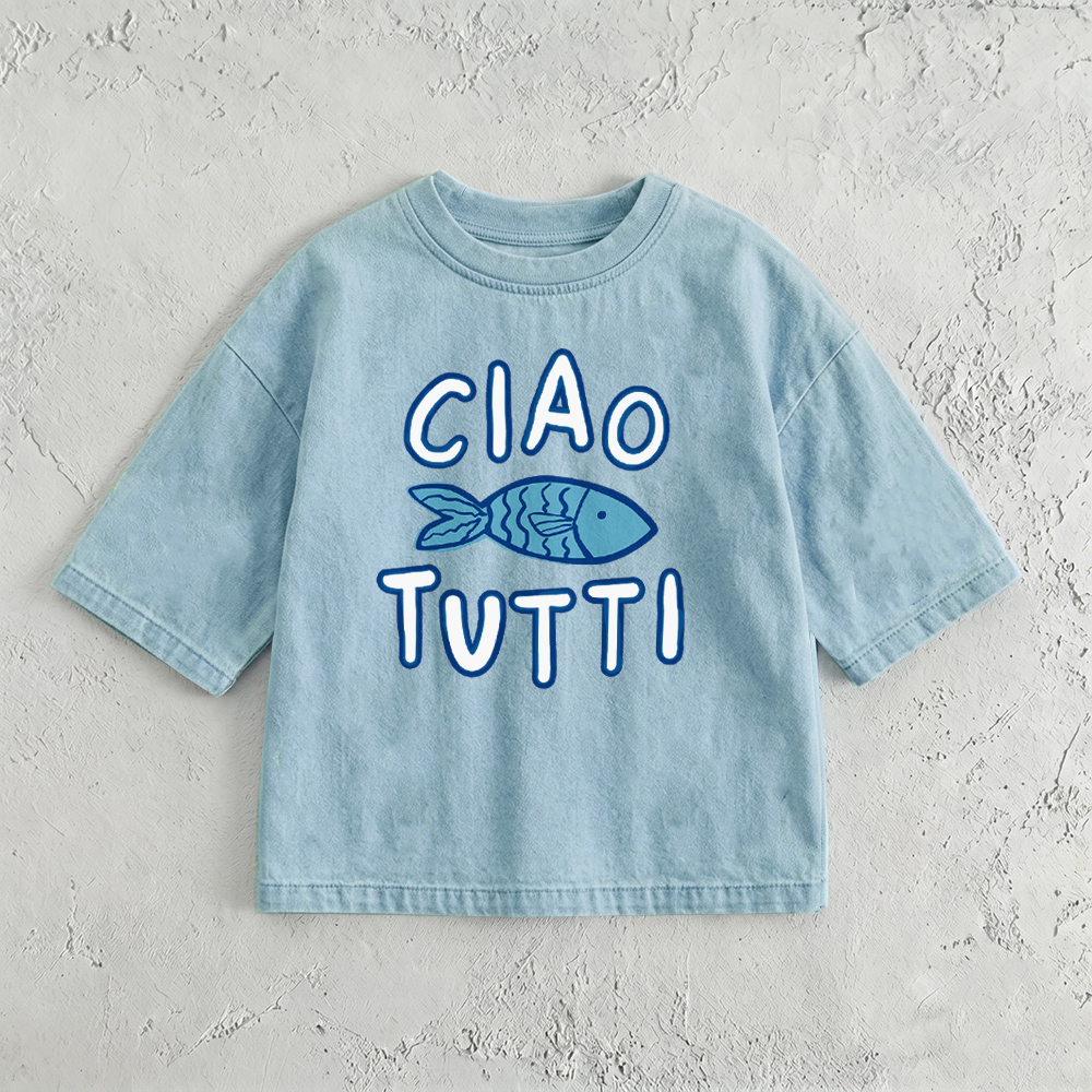 I DON'T WANT TO GO HOME Baby & Kids Print T-Shirt (6M-12Y)