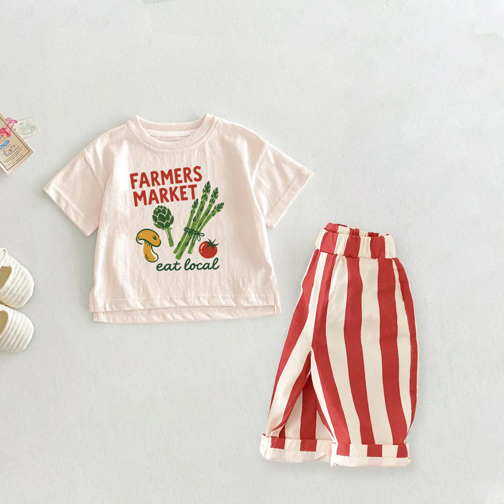 FARMERS MARKET Baby Toddler Vegetable 2-Piece Set