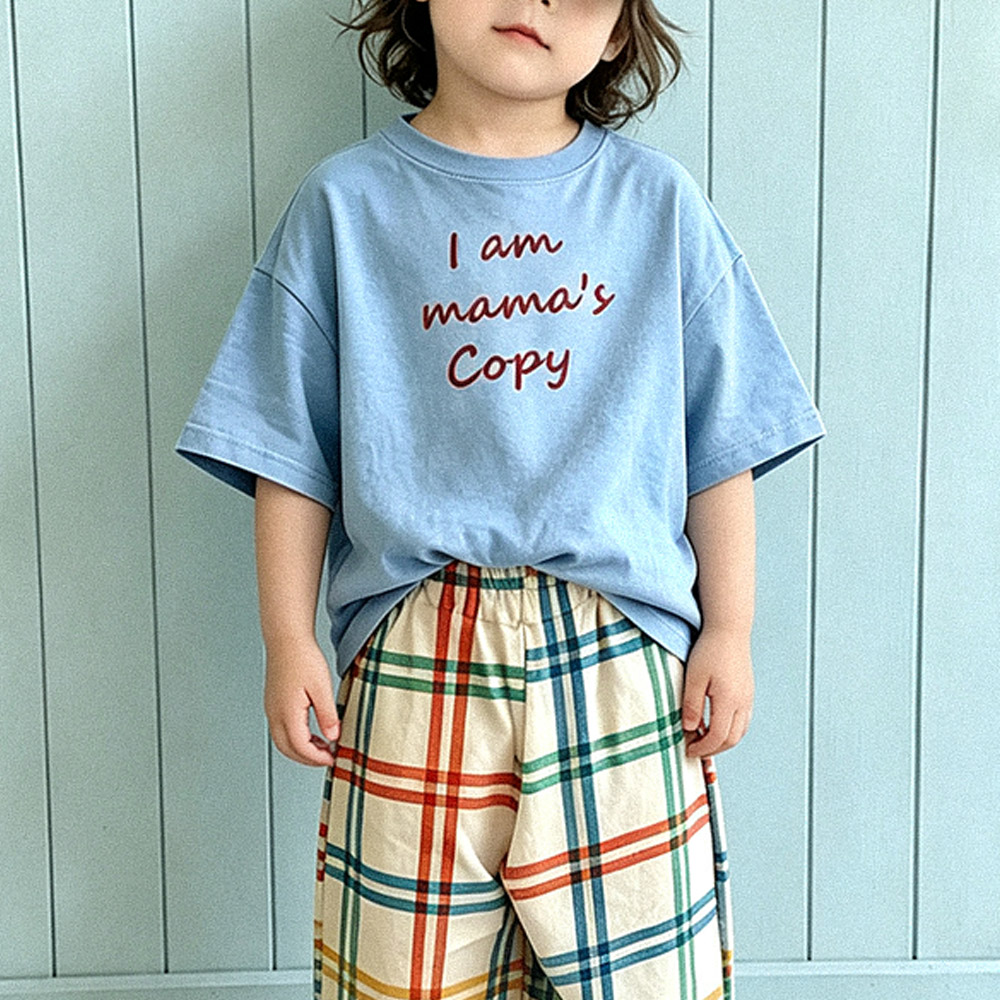 I AM MAMA'S COPY Baby & Kids Print Blue T-Shirt (6M-12Y)