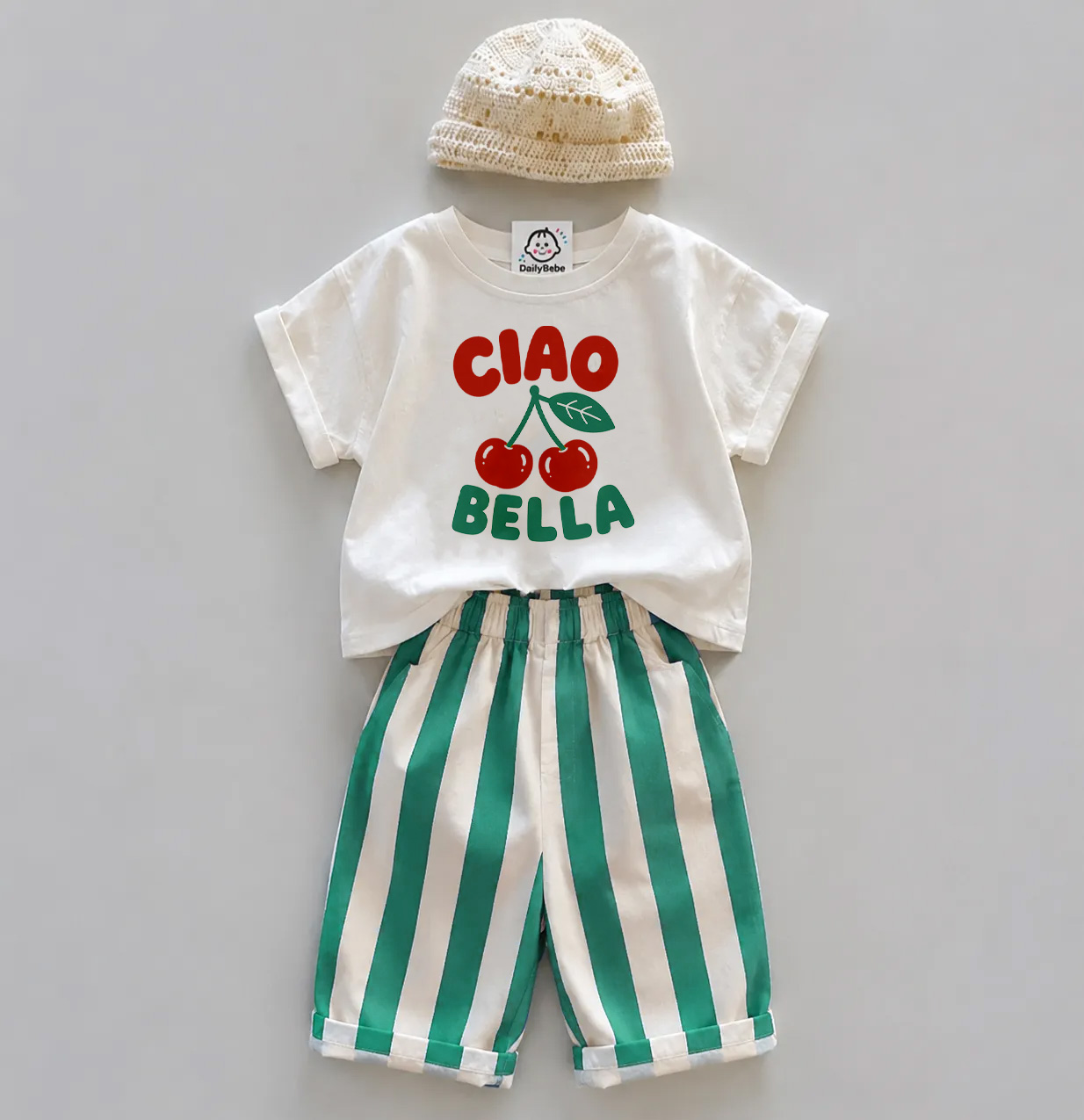 CIAO BELLA Baby Toddler Cherry2-Piece Set