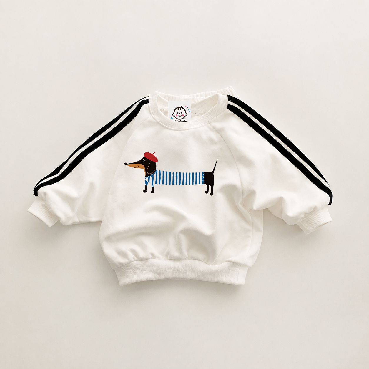 Baby & Kids Stripe Dachshund Sweatshirt