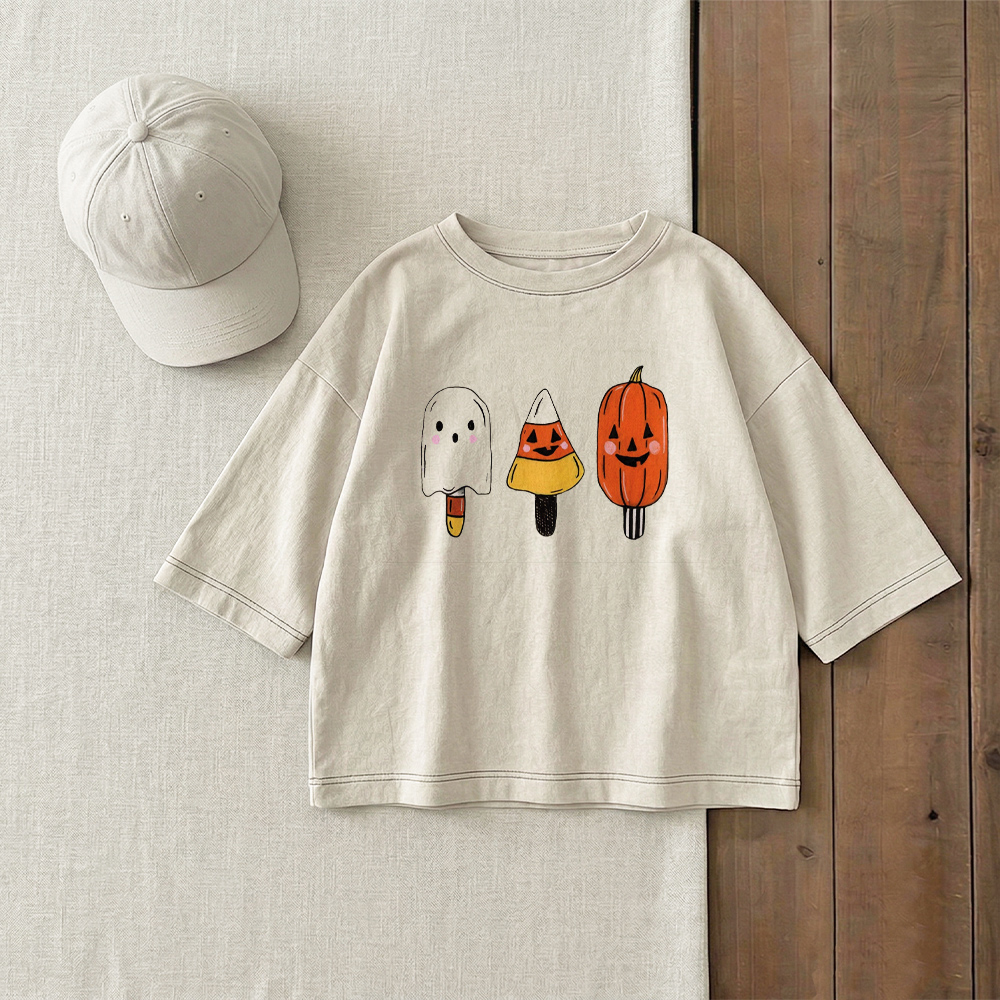 Baby & Kids Halloween Popsicle Print T-Shirt (6M-12Y)