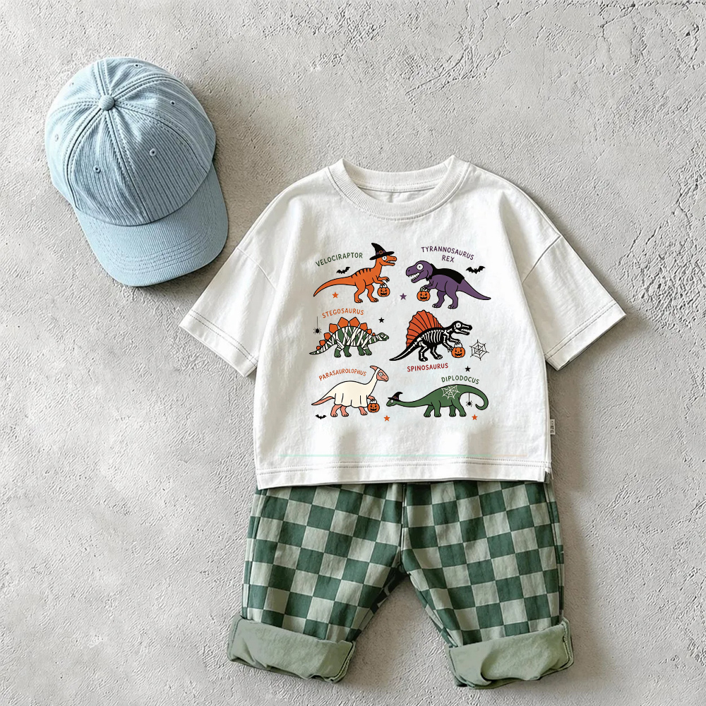 Baby & Kids Ghost Dinosaur Checkerboard 2 Piece Set