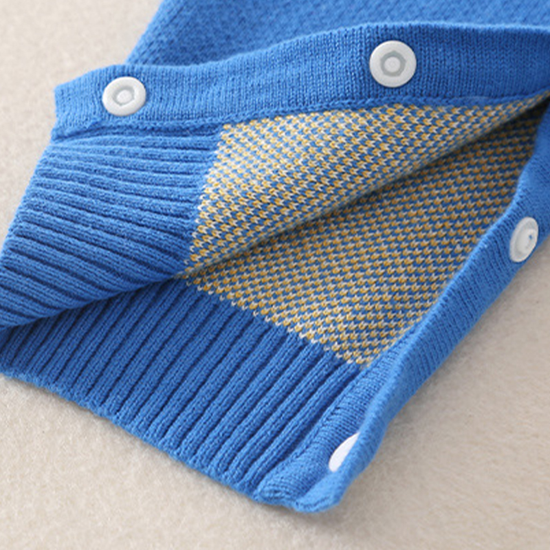 Baby Dinosaur Newborn Knitted Romper