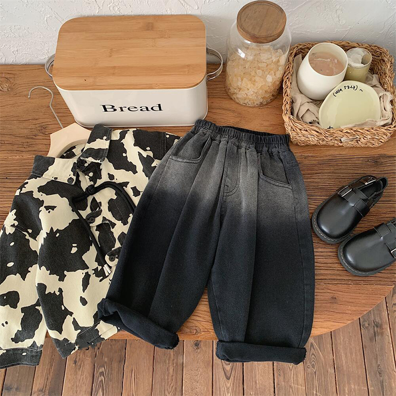Toddler Gradient Denim Loose Pants
