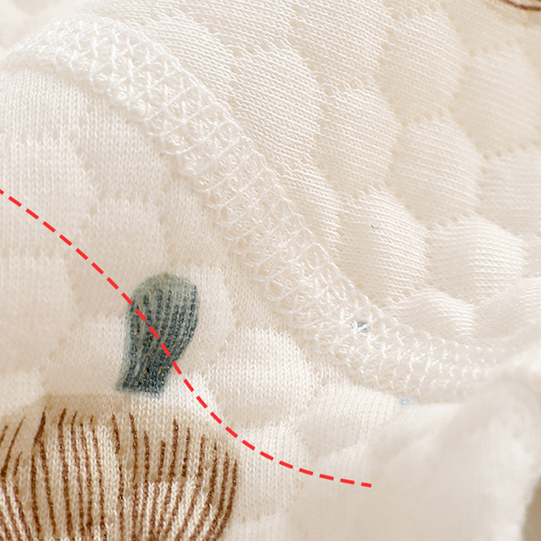 Baby Newborn Mushroom Acorns Quilted Romper