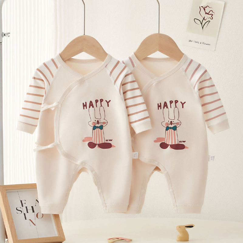 Baby Newborn Rabbit Pattern Romper