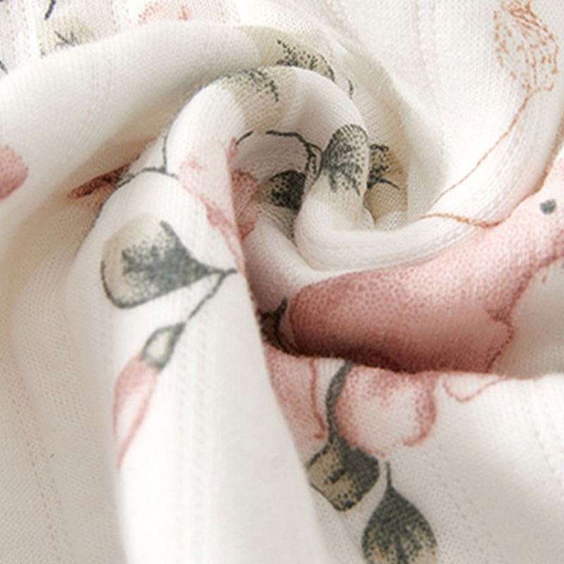 Baby Newborn Flower Quilted Romper