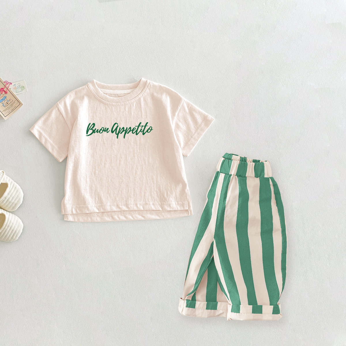 BUON APPETITO 2-Piece Pasta Casual Pants Set