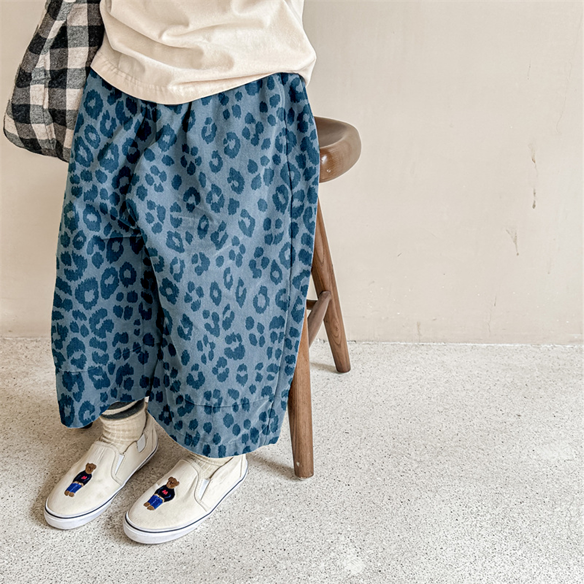 Kid Baby Leopard Print  Casual Pants