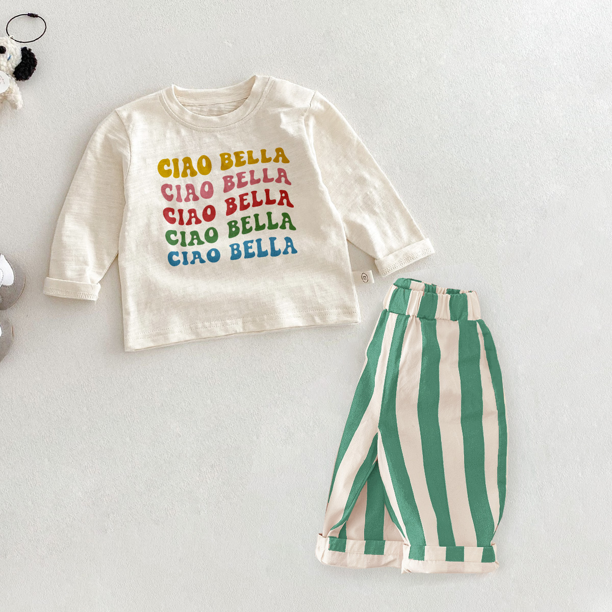 CIAO BELLA Baby Toddler Colorful 2 Piece Set