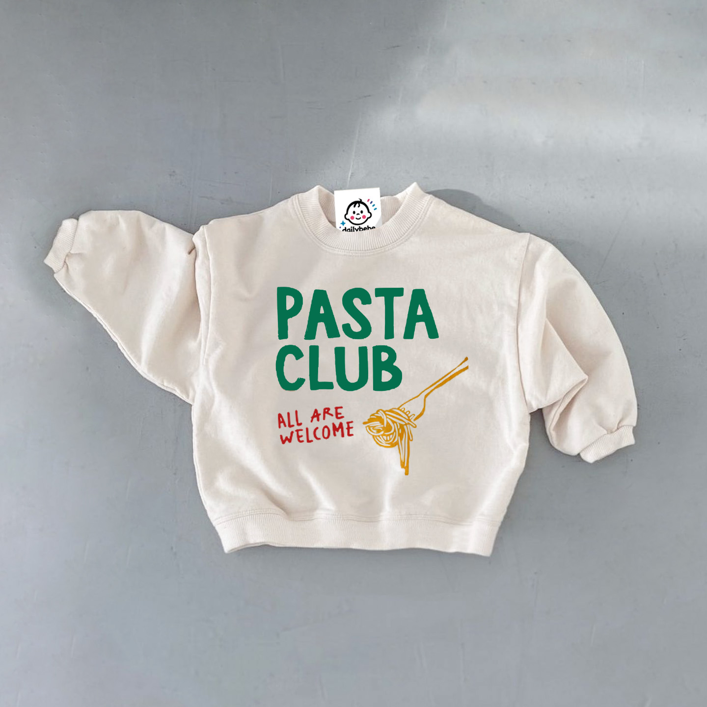PASTA Club Baby Toddler Pasta Sweatshirt