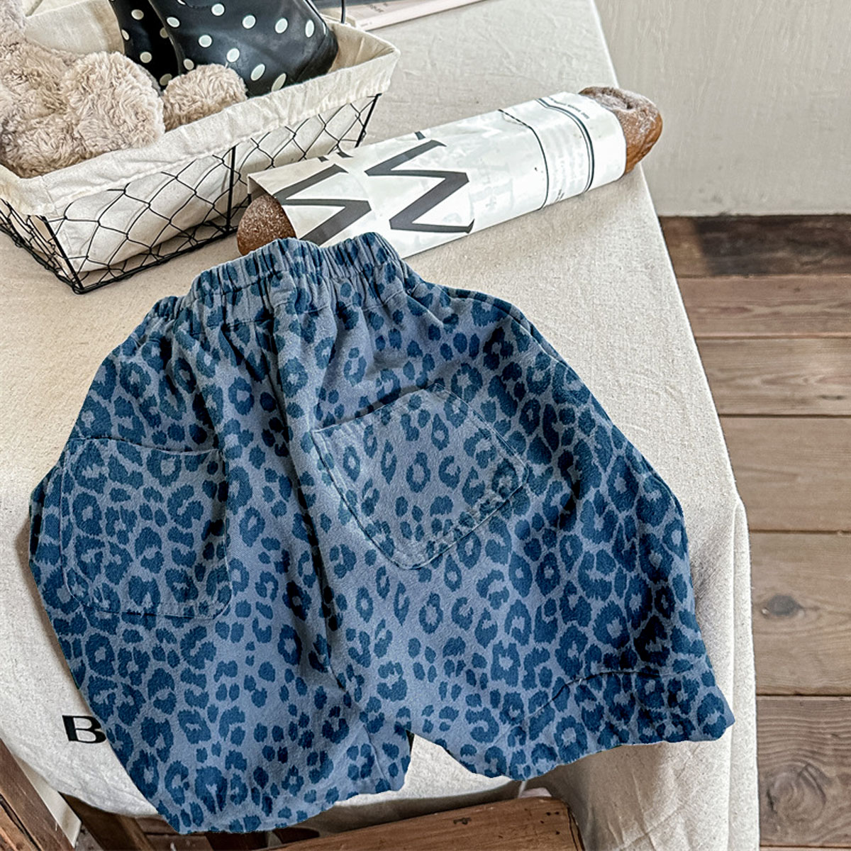 Kid Baby Leopard Print  Casual Pants