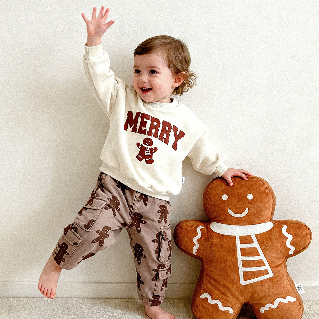 Baby & Kids Gingerbread Multiple Pockets Pants