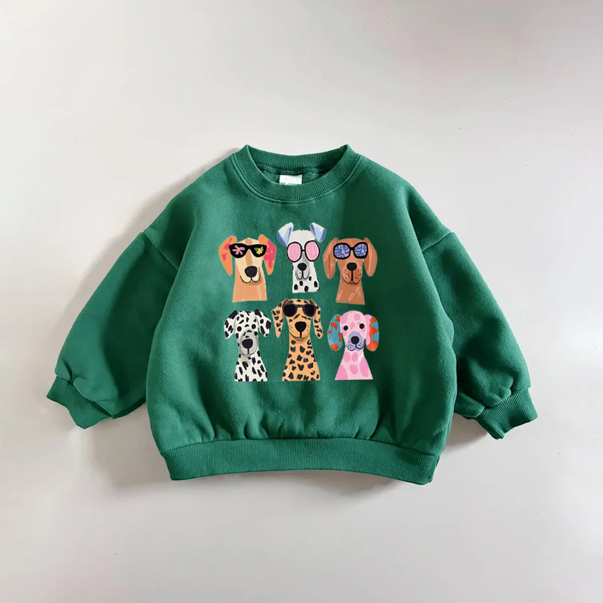 Family Dogs Pattern Sweatshirt