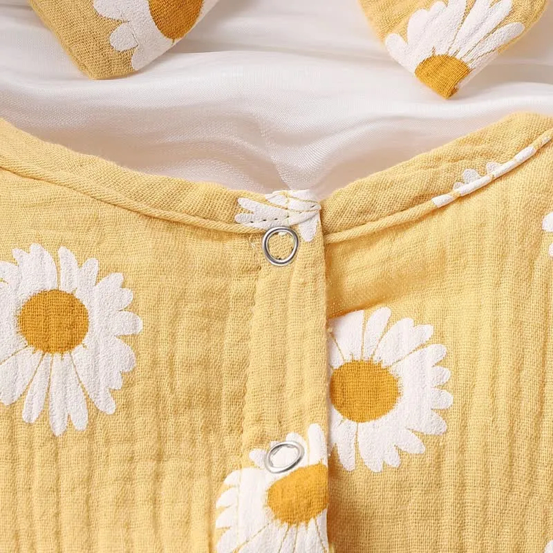 Baby Daisy Pastoral Bodysuit with Headband