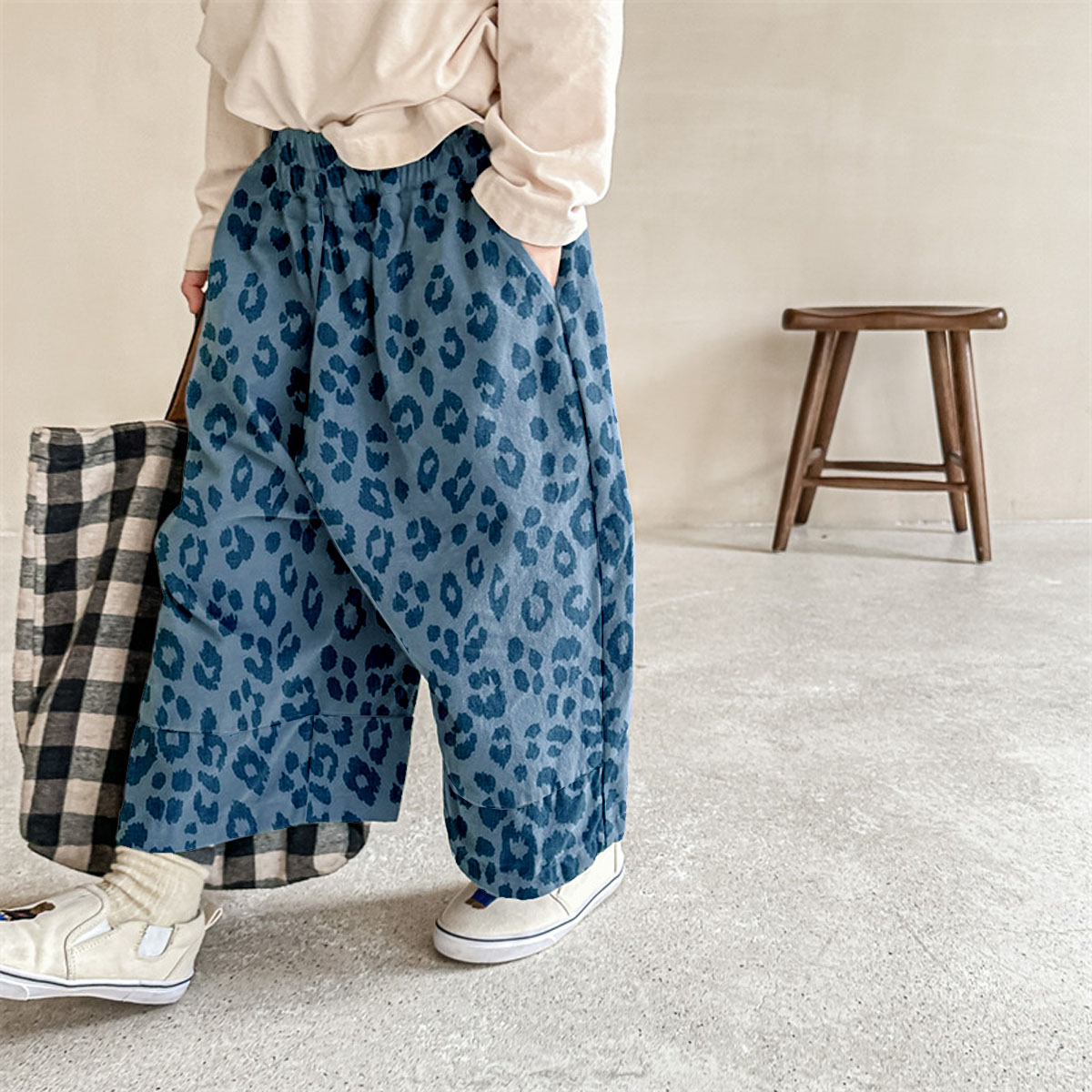 Kid Baby Leopard Print  Casual Pants