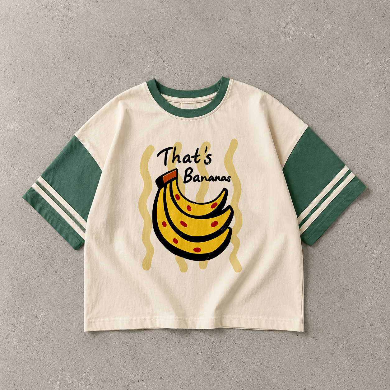 THAT'S BANANAS Baby & Kids Color Blocking Tee