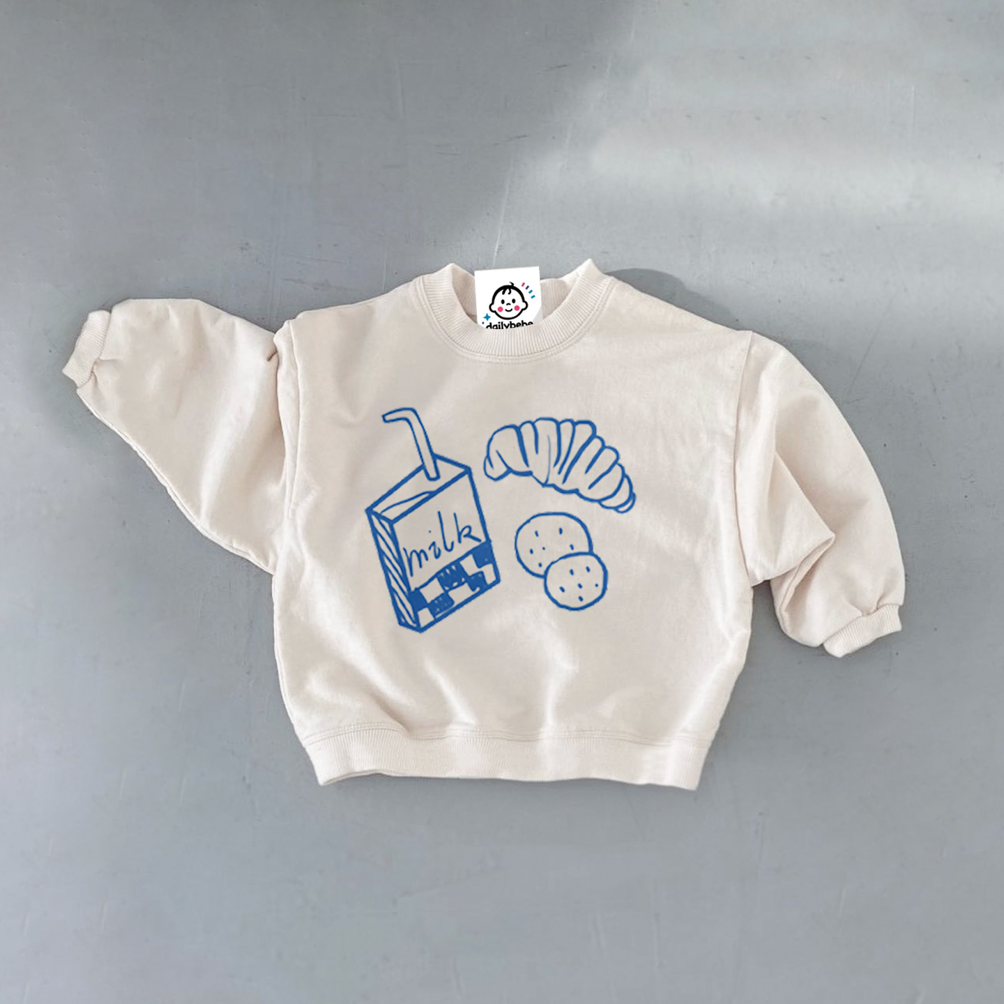 Baby Milk Croissants Cookies Sweatshirt