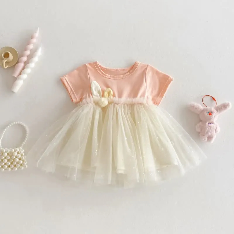 Baby Bunny Ears Tulle Cute Dress