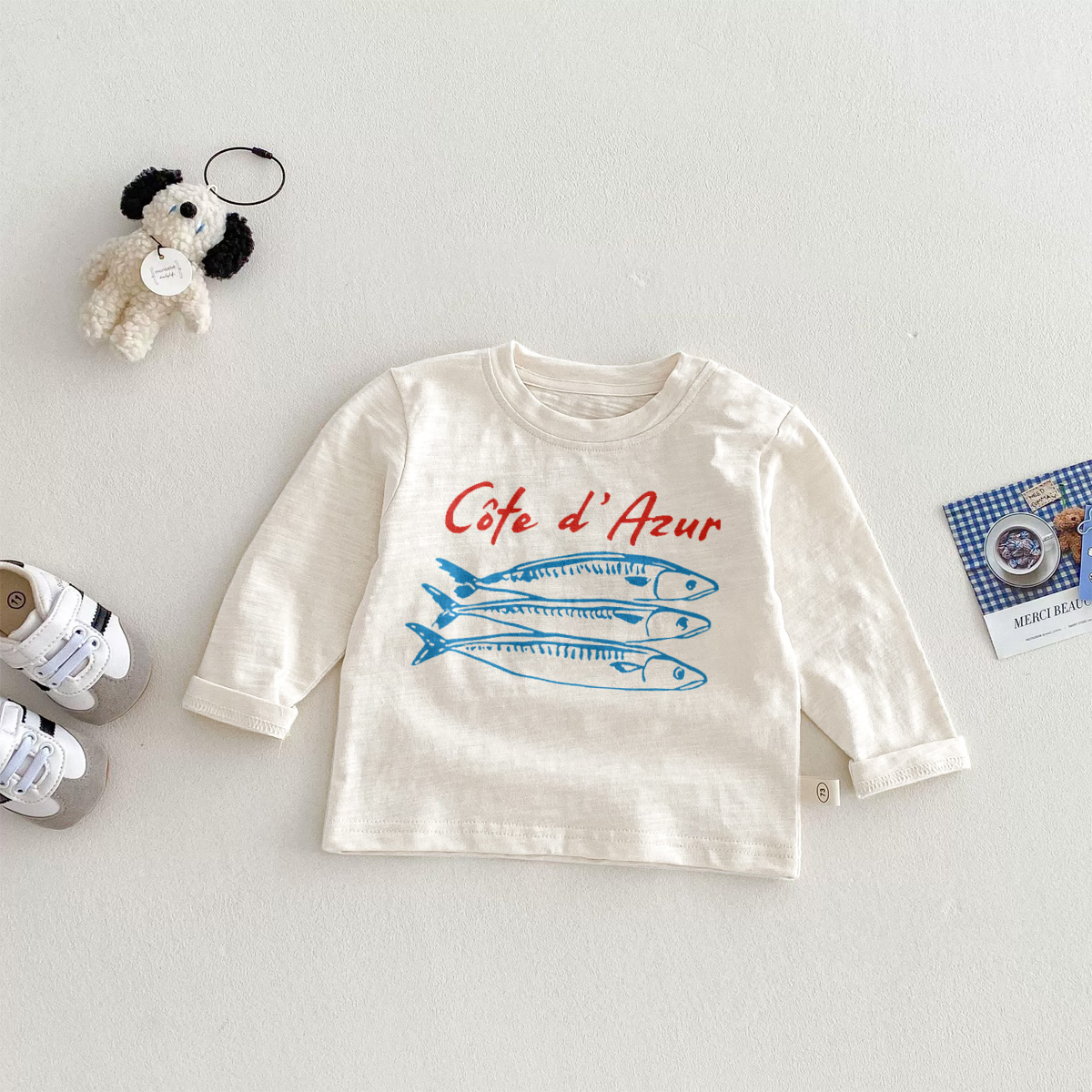 Cote d Azur Baby Toddler Sardines T-Shirt 