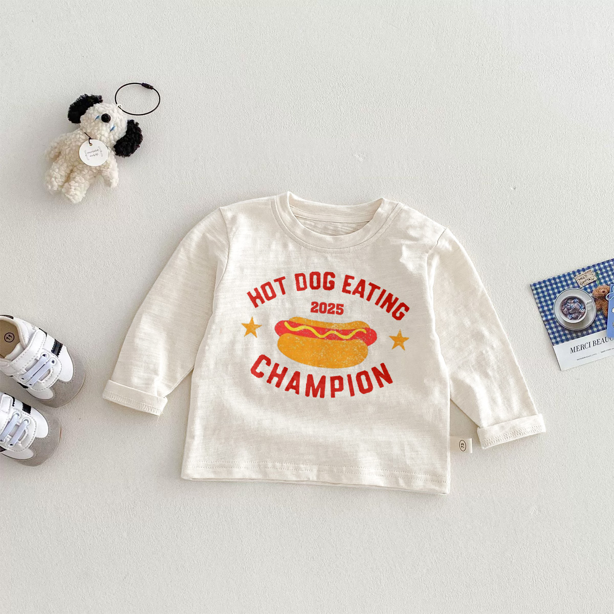 HOT DOG EATING 2025 CHAMPION Baby Toddler\ T-Shirt